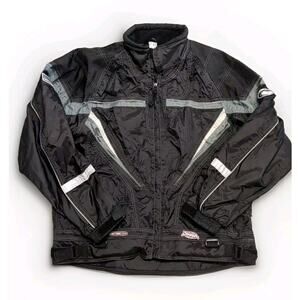 Striker Vertigo Nylon Jacket Men’s Motorcycle Ultraguard Reflective XL Blackf